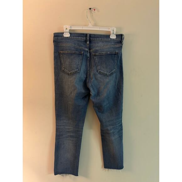J.Crew Stretch Jeans Size 25 | Medium Wash Distressed Knee Skinny Denim - Picture 2 of 7